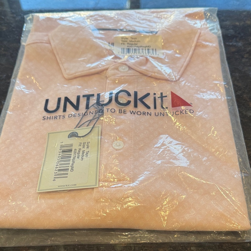 UNTUCKit Men's Pink Shirt